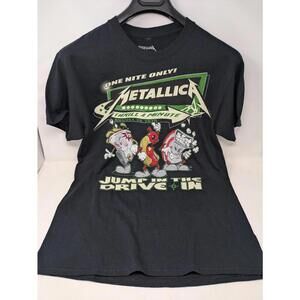 Metallica Jump In The Drive In Concert Tshirt  2020 Big Screen Metal Mania Med
